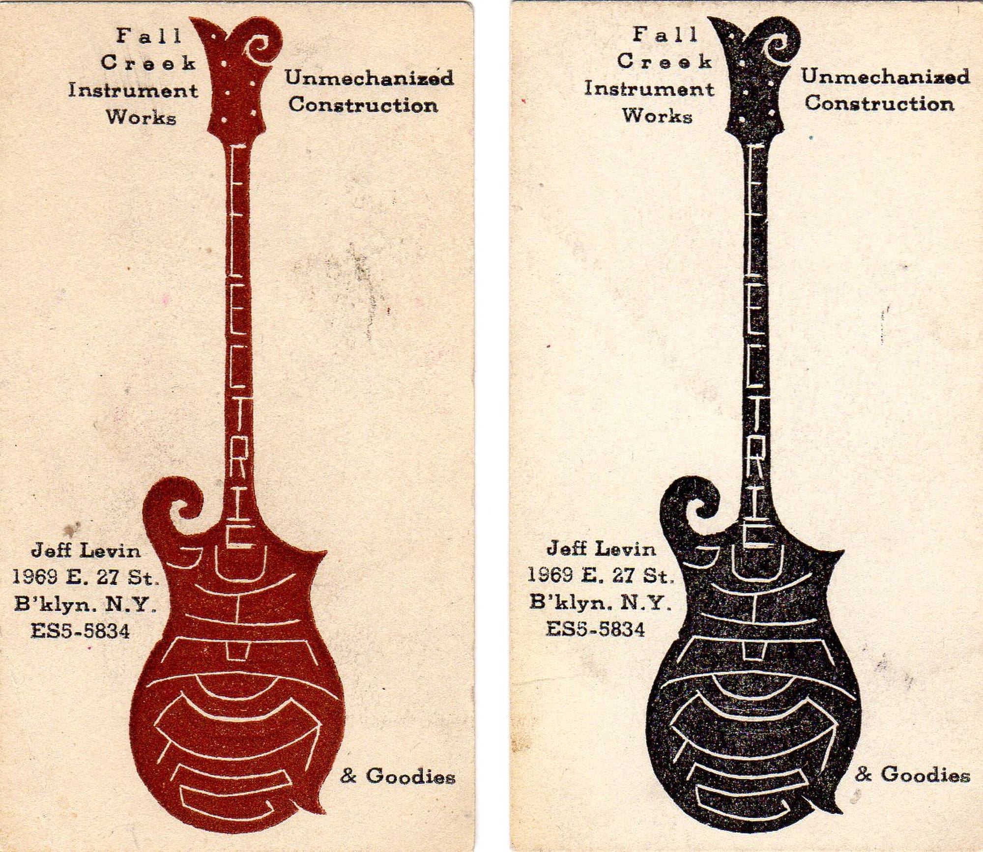 Jeffery Levin’s business card
