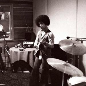 Prince in Moon Sound Studios 1977