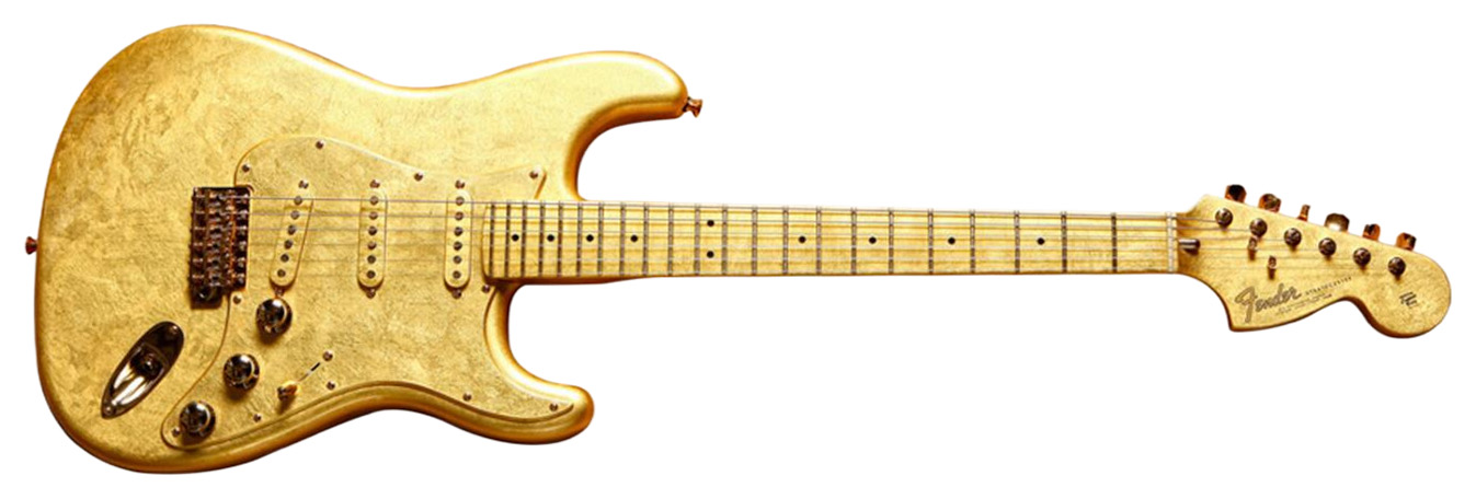 Fender Custom Stratocaster in Gold